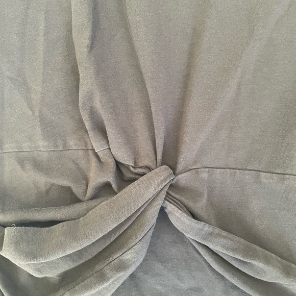 Lululemon black Twist-Front Oversized T-Shirt size XXS - Picture 8 of 12